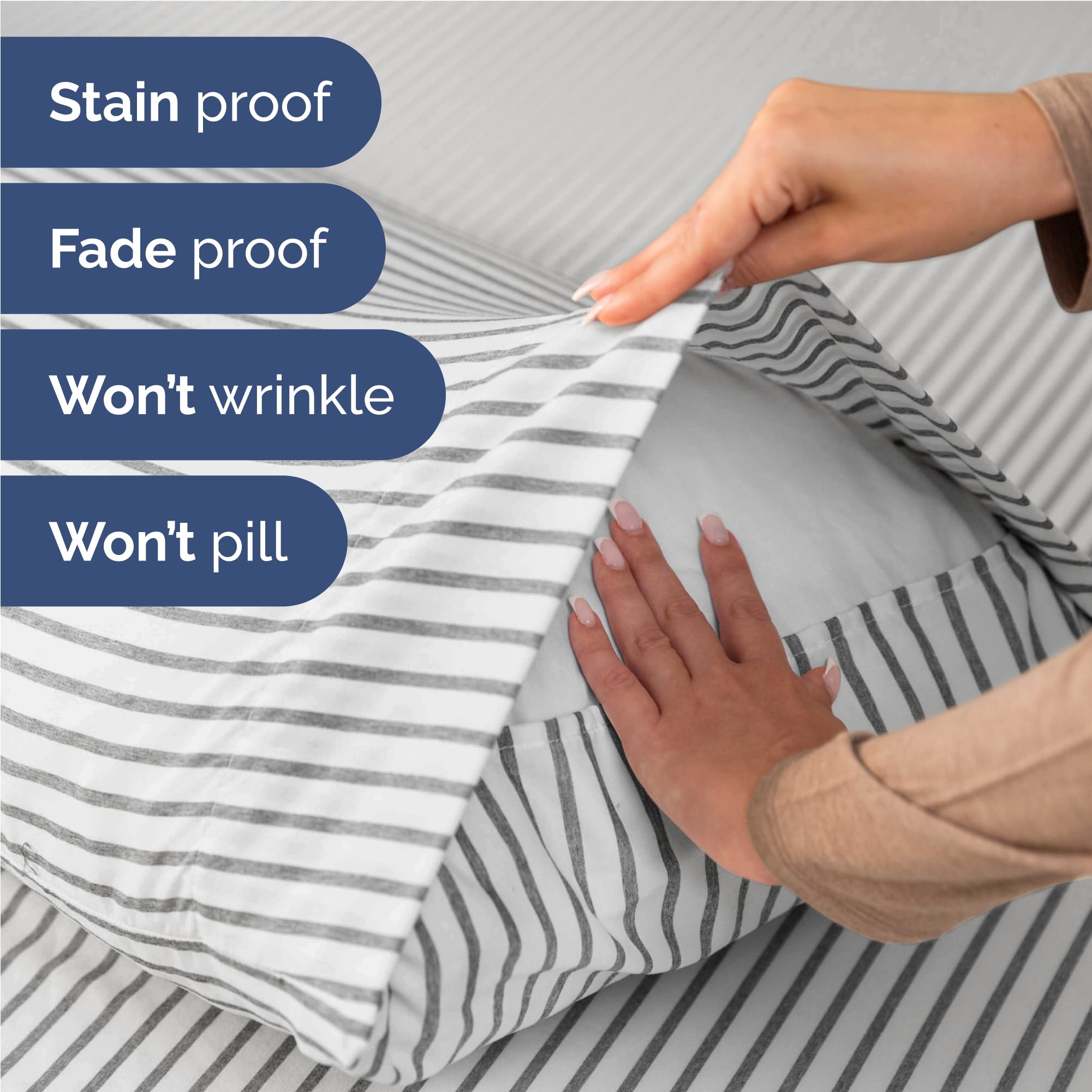 CGK Unlimited easy-fit elastic keeps sheets in place