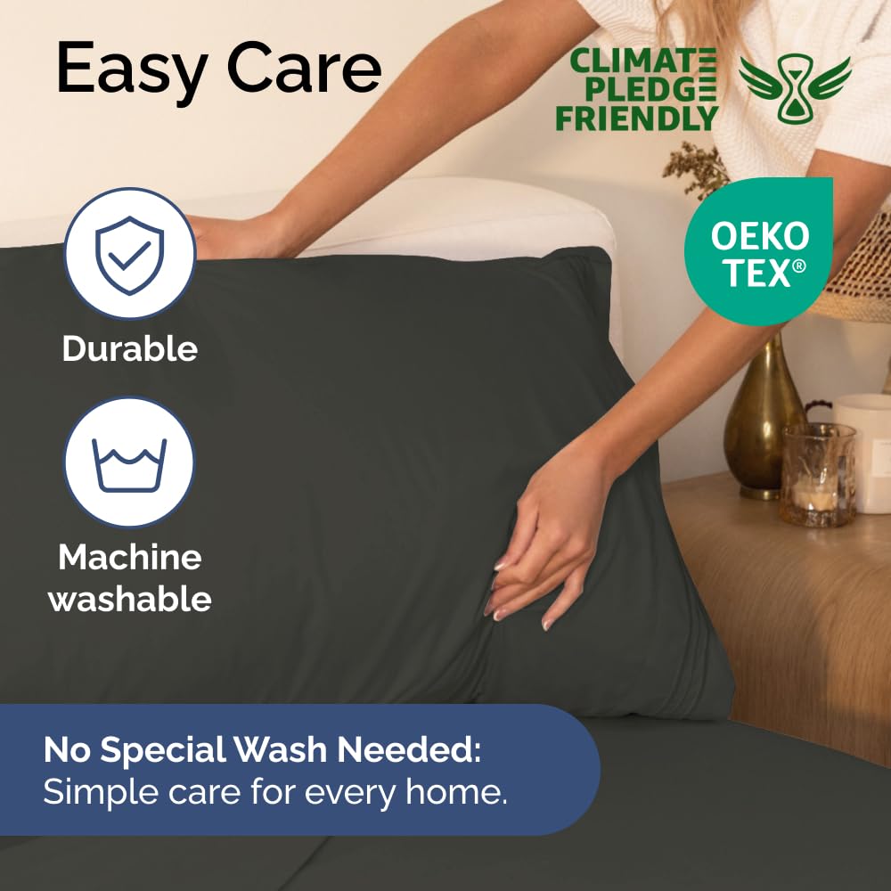 CGK Unlimited fitted sheet edge proving secure easy-fit design.