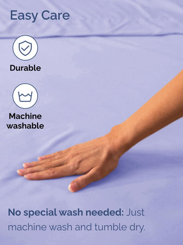 CGK Unlimited elastic-edge all-around ensures snug mattress hold.