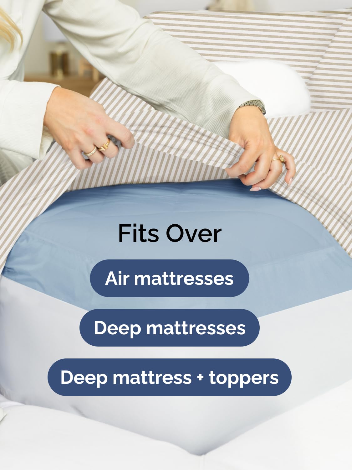 CGK Unlimited 6-piece set includes flat sheet, fitted sheet, and four pillowcases.