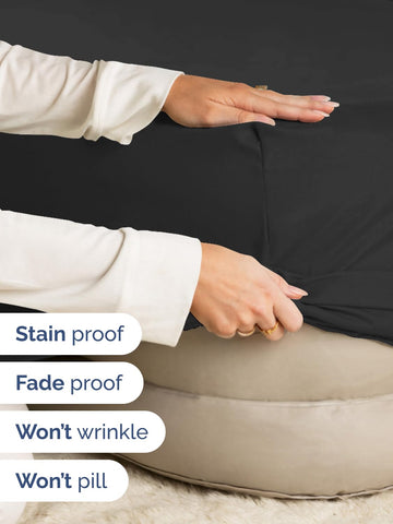 Machine-washable double-brushed sheet resists tearing and shrinking