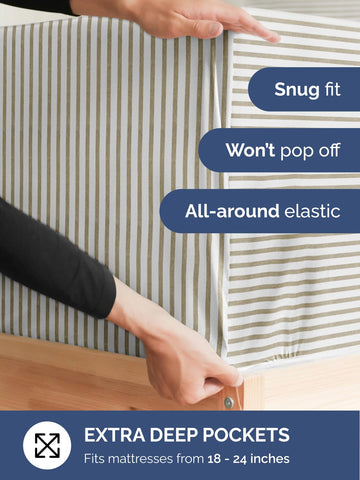 CGK Unlimited four pillowcases 20x40 provide secure enclosure and comfort.