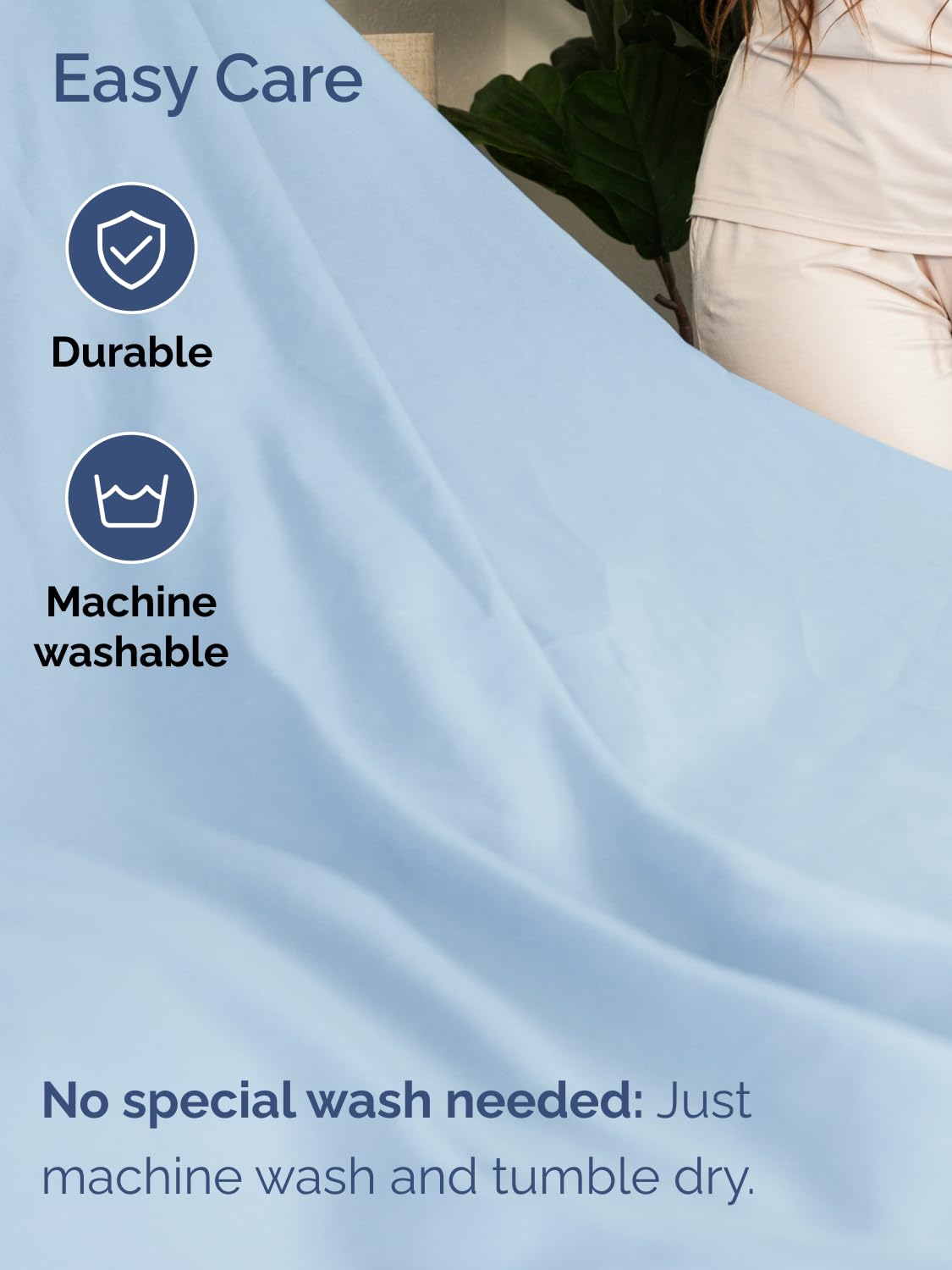 CGK Unlimited pillowcases with secure closures ensure tidy, in-place pillows