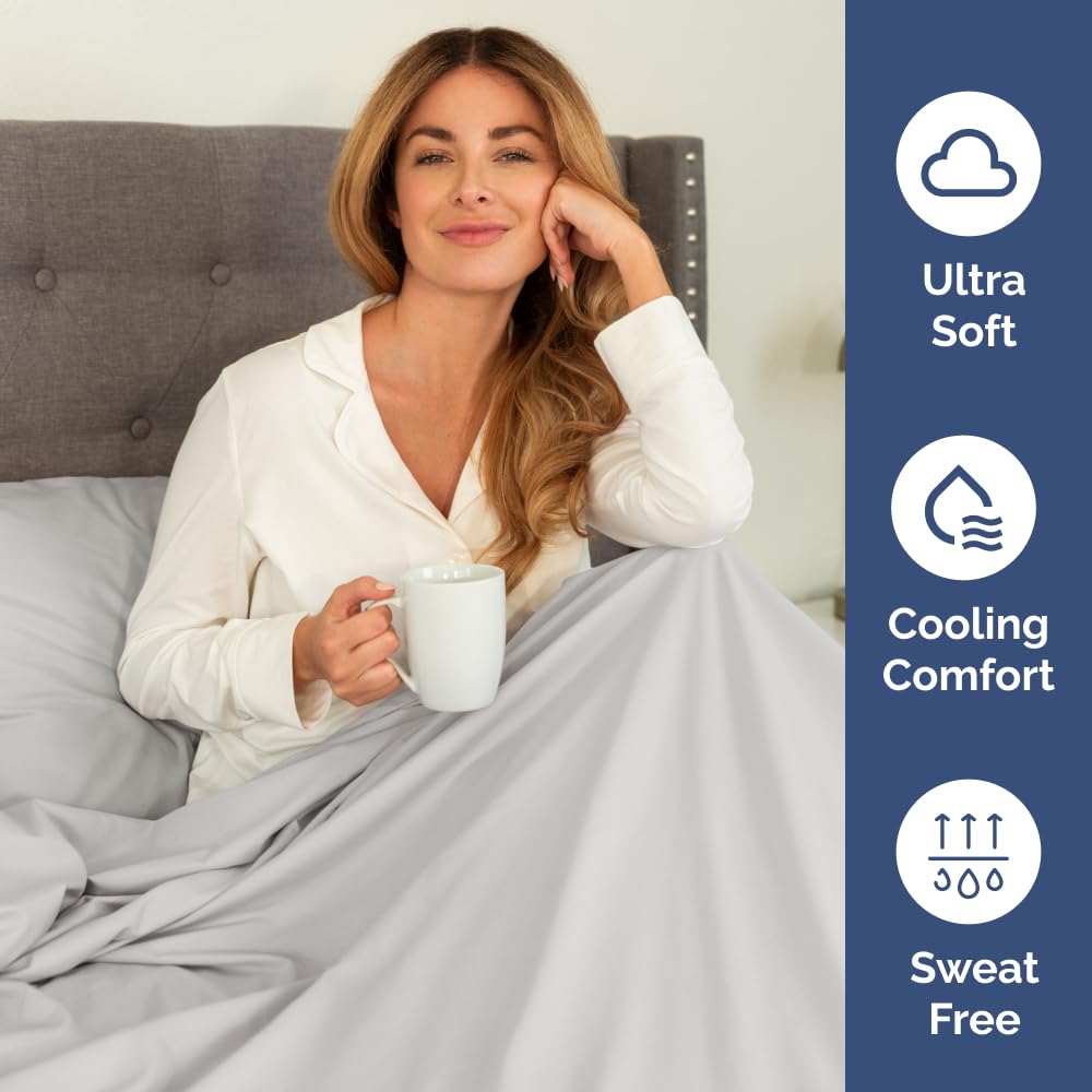 CGK Unlimited Extra Deep King Sheet Set 21-inch pocket depth fits tall mattresses