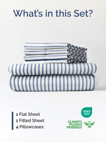 CGK Unlimited extra-deep king fitted sheet with stretch elastic for a secure tall mattress fit