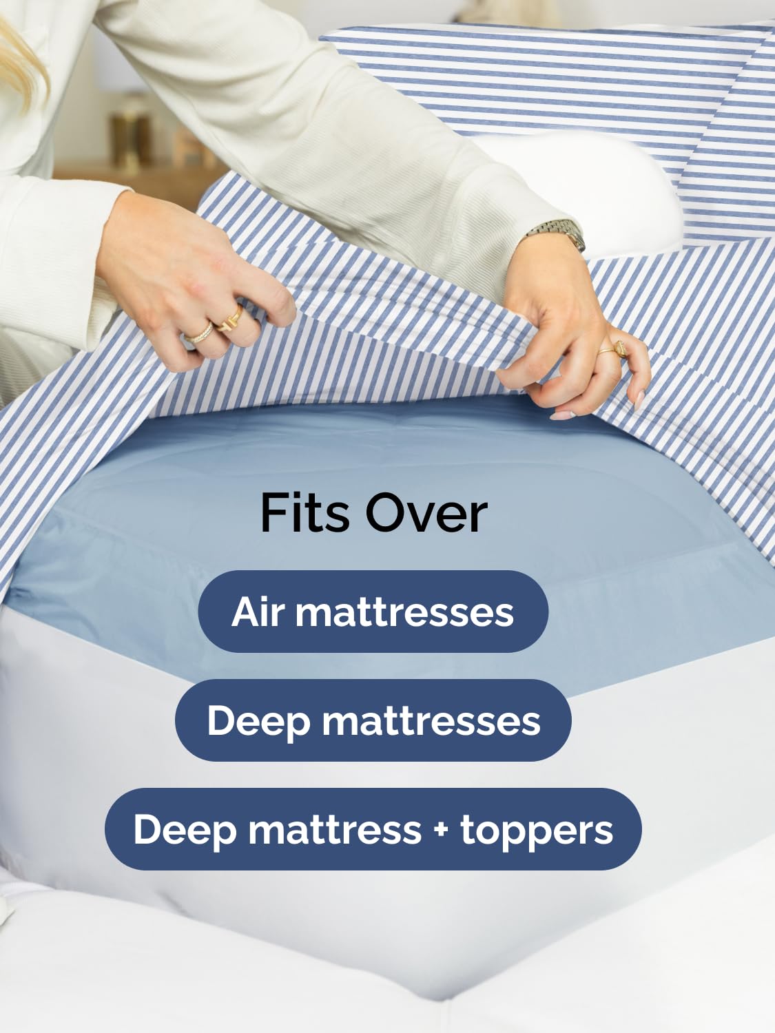 CGK Unlimited microfiber bedding provides breathable lightweight feel for cooler nights