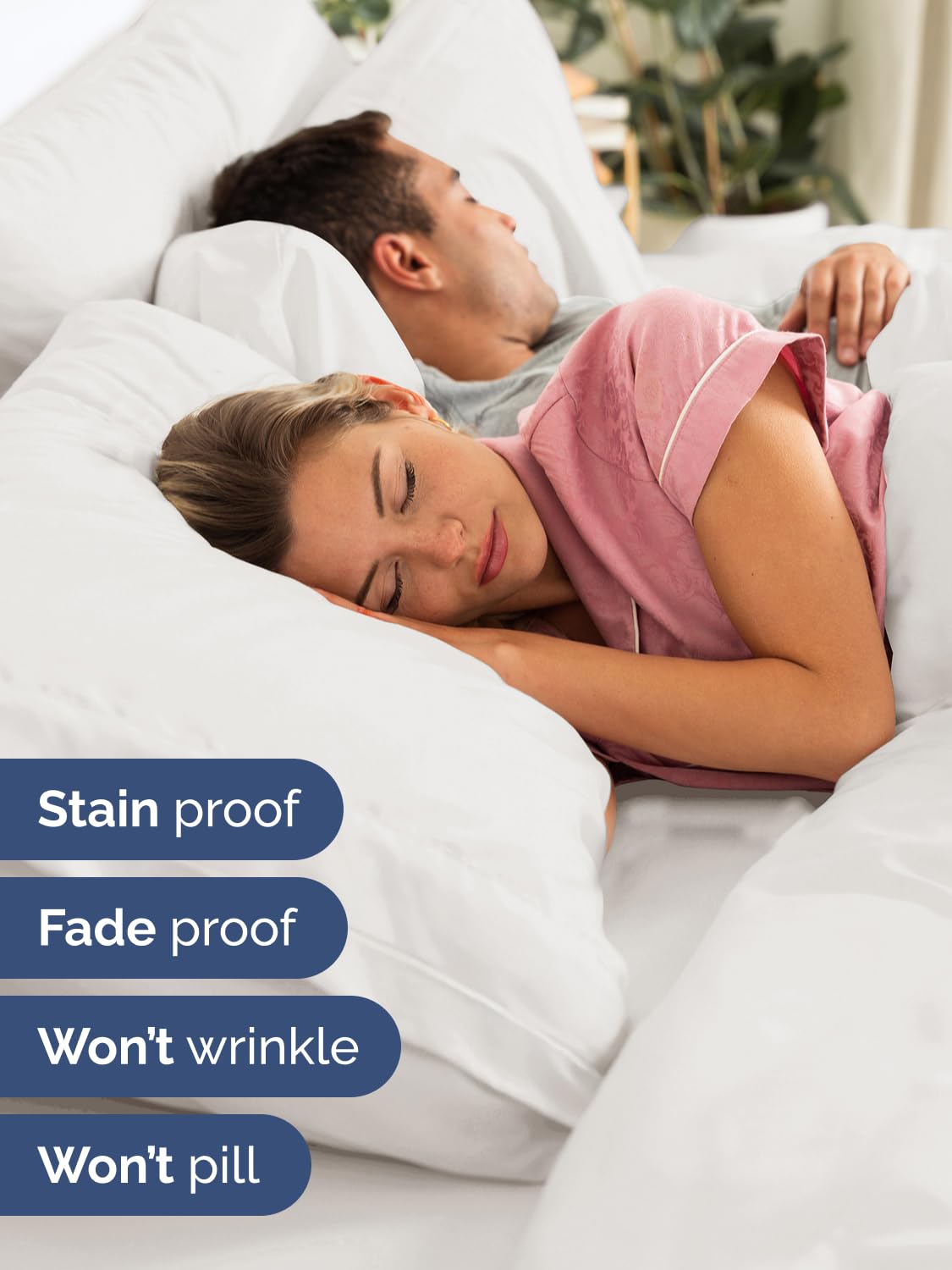 CGK Unlimited Extra Deep King topper-friendly fit around taller beds