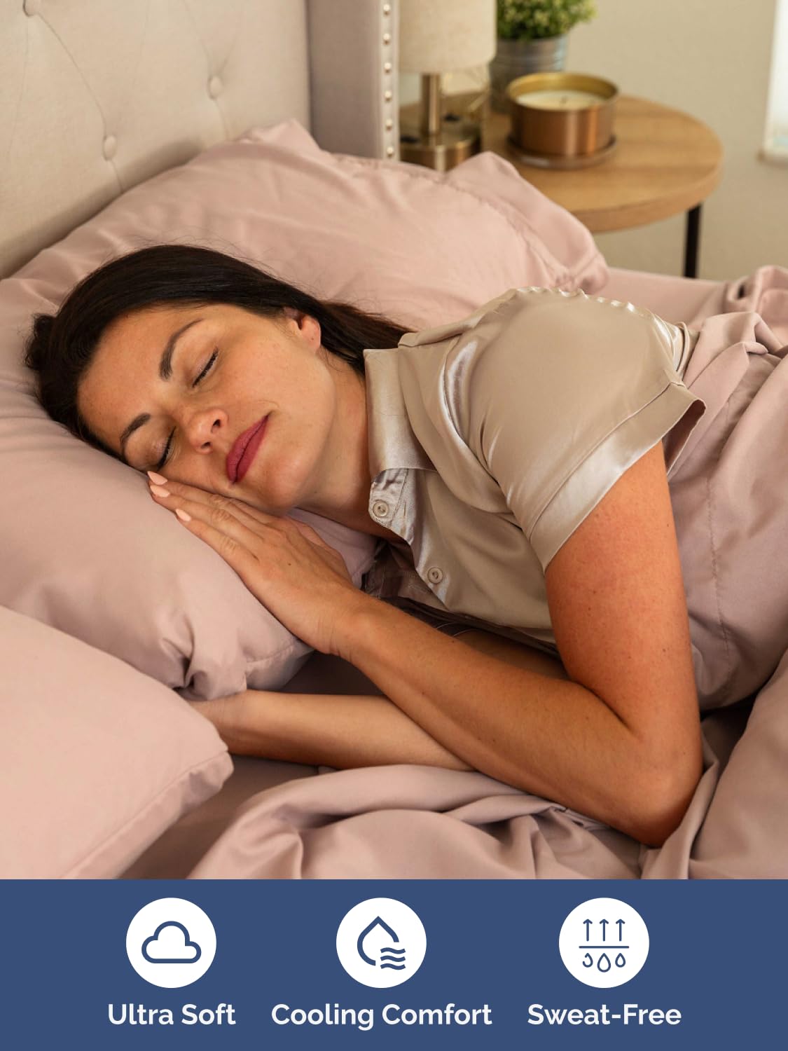 CGK Unlimited secure enclosure pillowcases keep pillows in place