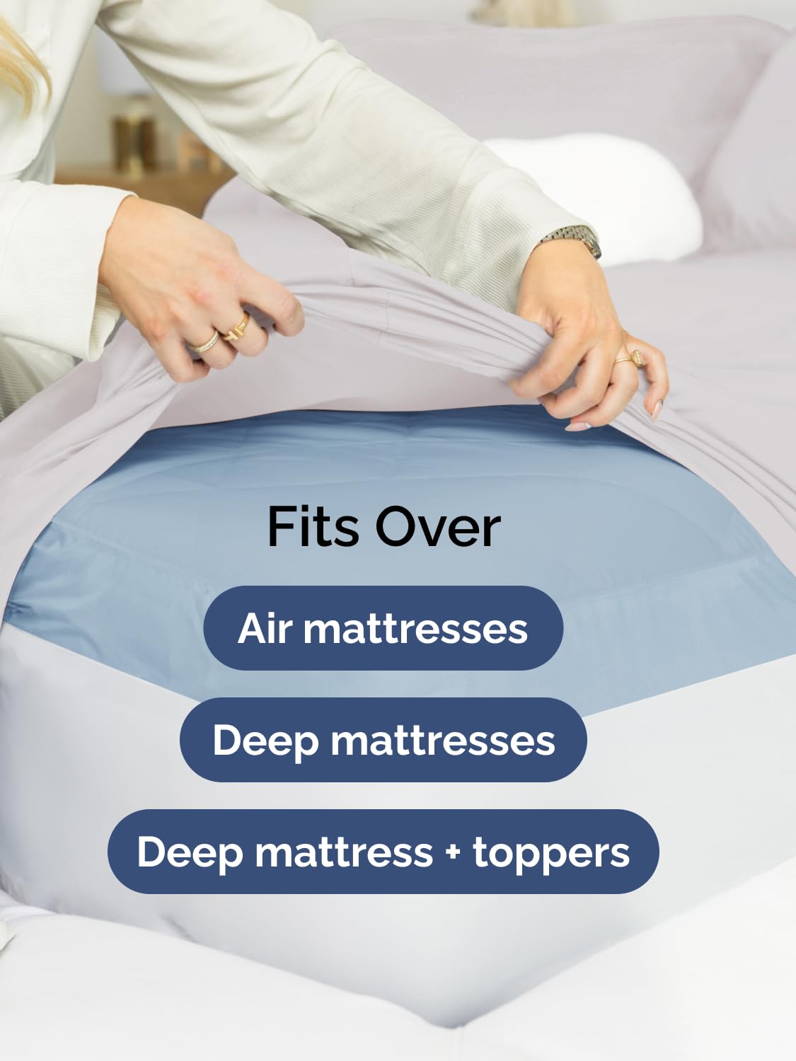 CGK Unlimited 4-piece king set includes flat sheet, fitted sheet, and two pillowcases
