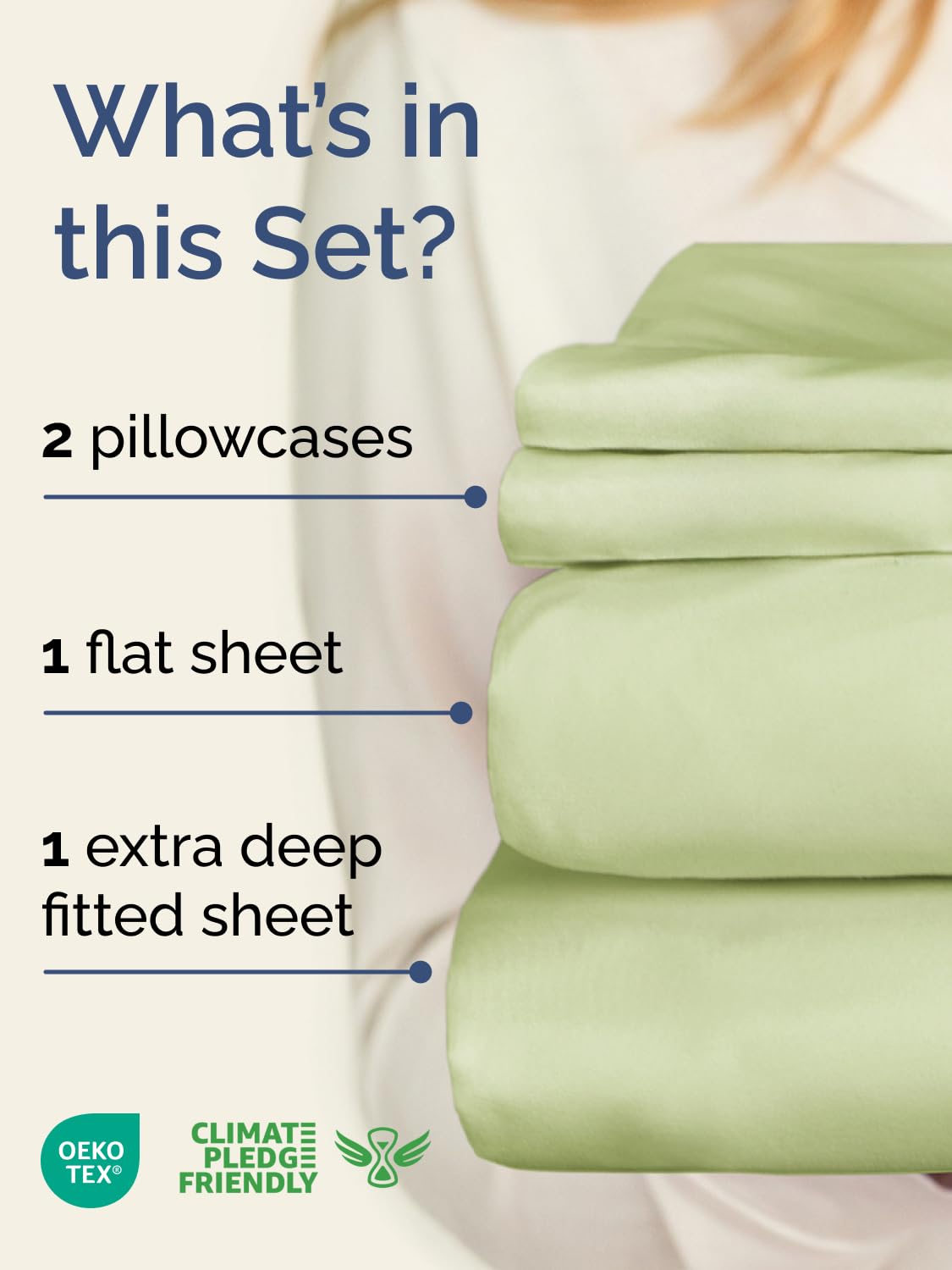 CGK Unlimited Extra Deep Queen Fitted Sheet with 21-inch pockets keeps corners secure.