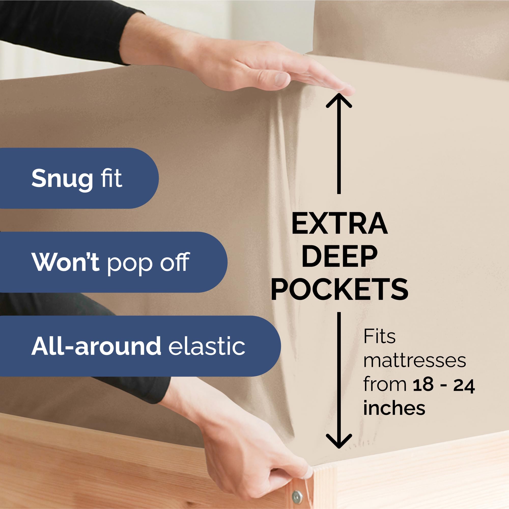 Adjustable bed compatibility allows motion with a neat silhouette