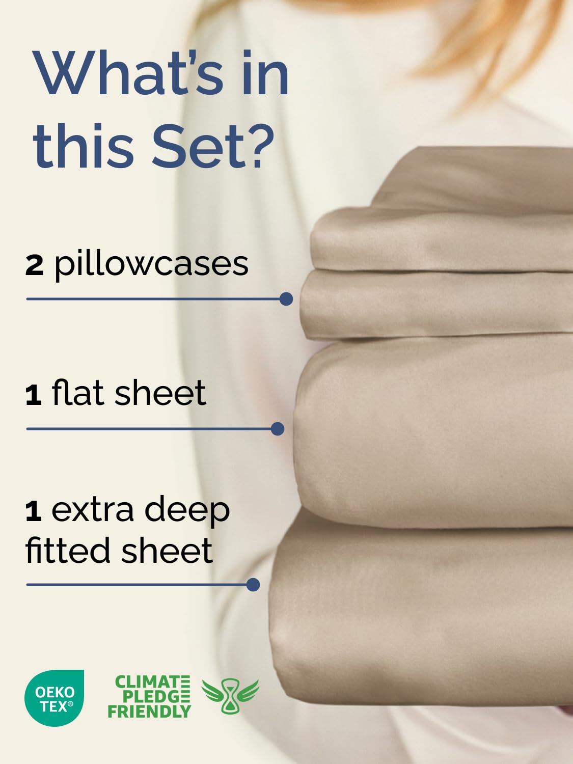 CGK Unlimited Extra Deep Queen Sheet Set bed-fit detail demonstrates secure fit around a thick mattress.