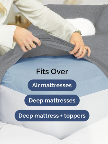 CGK Unlimited flat sheet 95x102 provides generous coverage for large mattresses