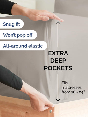 Two oversized CGK Unlimited pillowcases for easy pillow insertion.