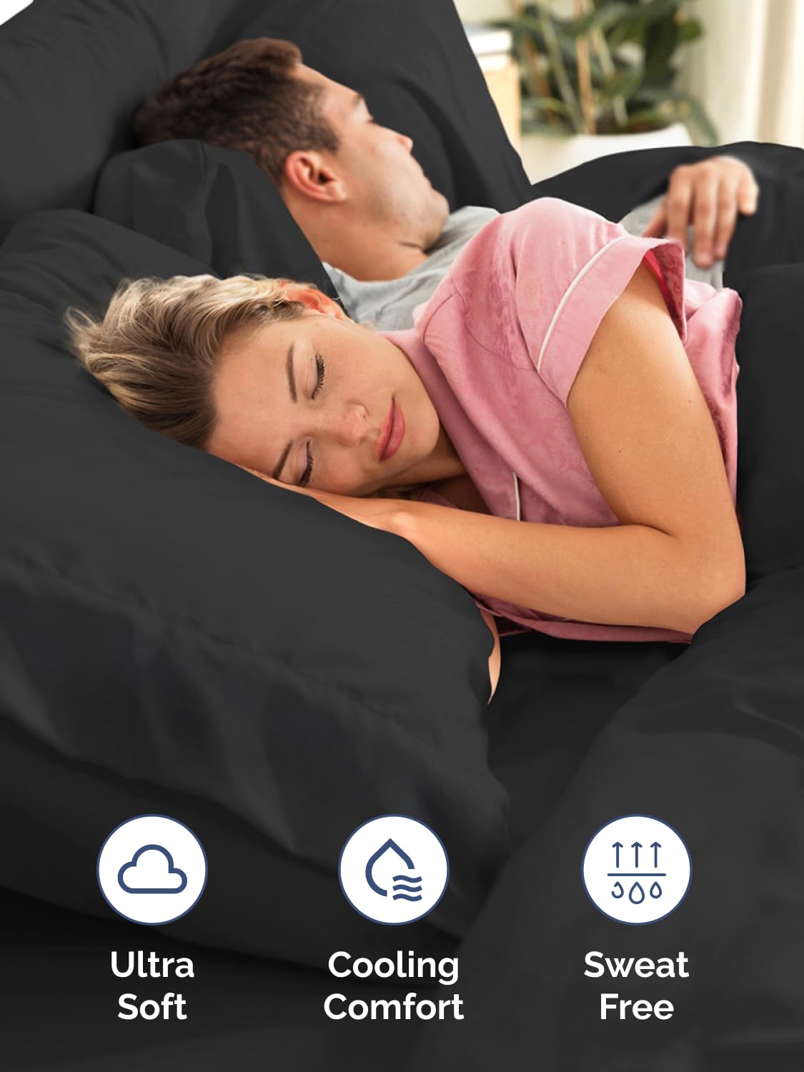CGK Unlimited Extra Deep Queen Sheet Set soft-cooling-microfiber delivers lightweight, breathable comfort