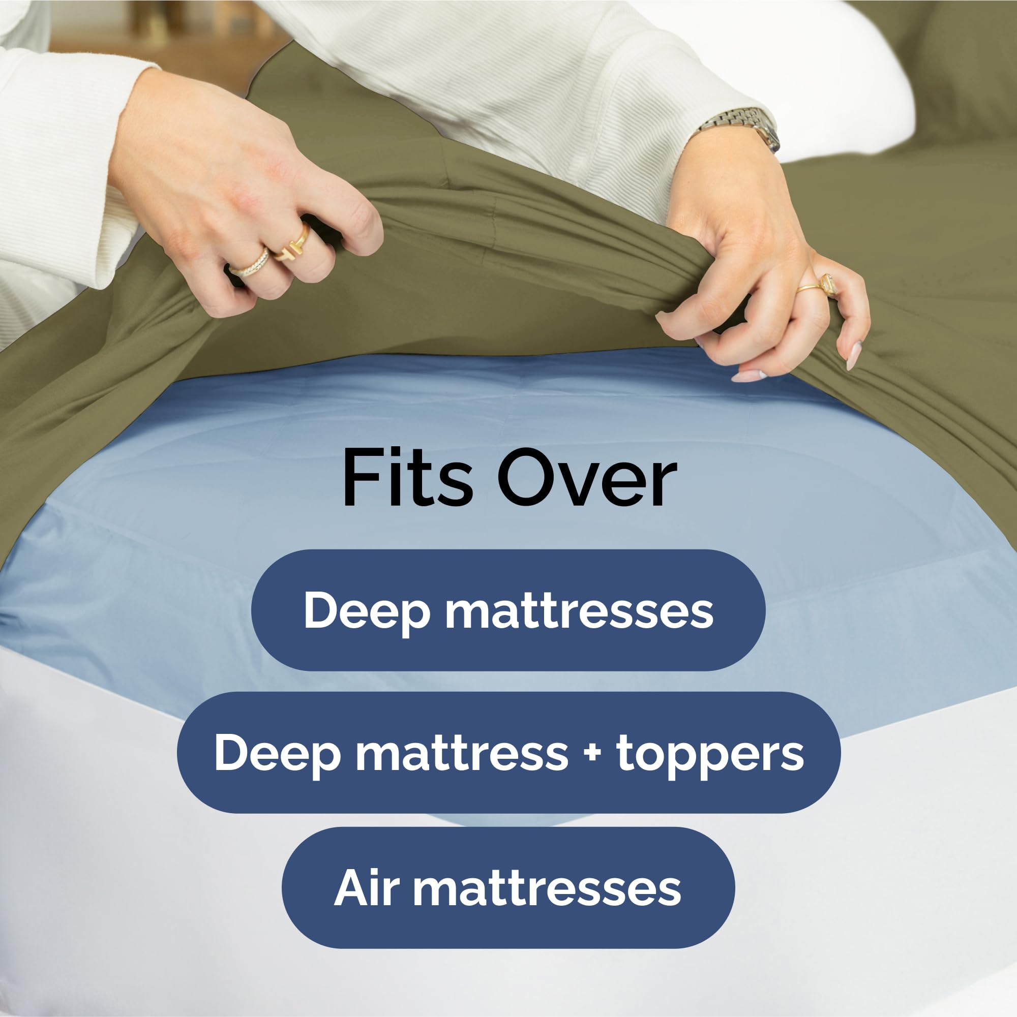 CGK Unlimited soft cooling microfiber texture close-up for breathable all-night comfort.