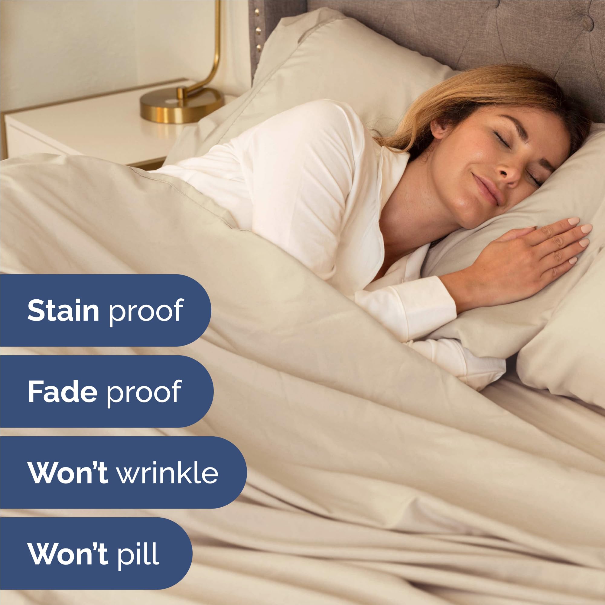 Soft cooling microfiber texture provides breathable comfort