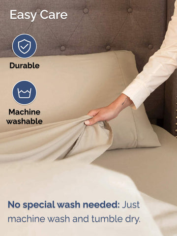 CGK Unlimited Extra Deep Queen Sheet Set silky microfiber for smooth, breathable nights