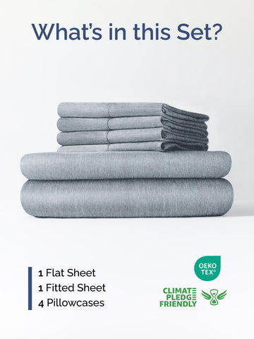 CGK Unlimited 6-piece set with secure-enclosure pillowcases.