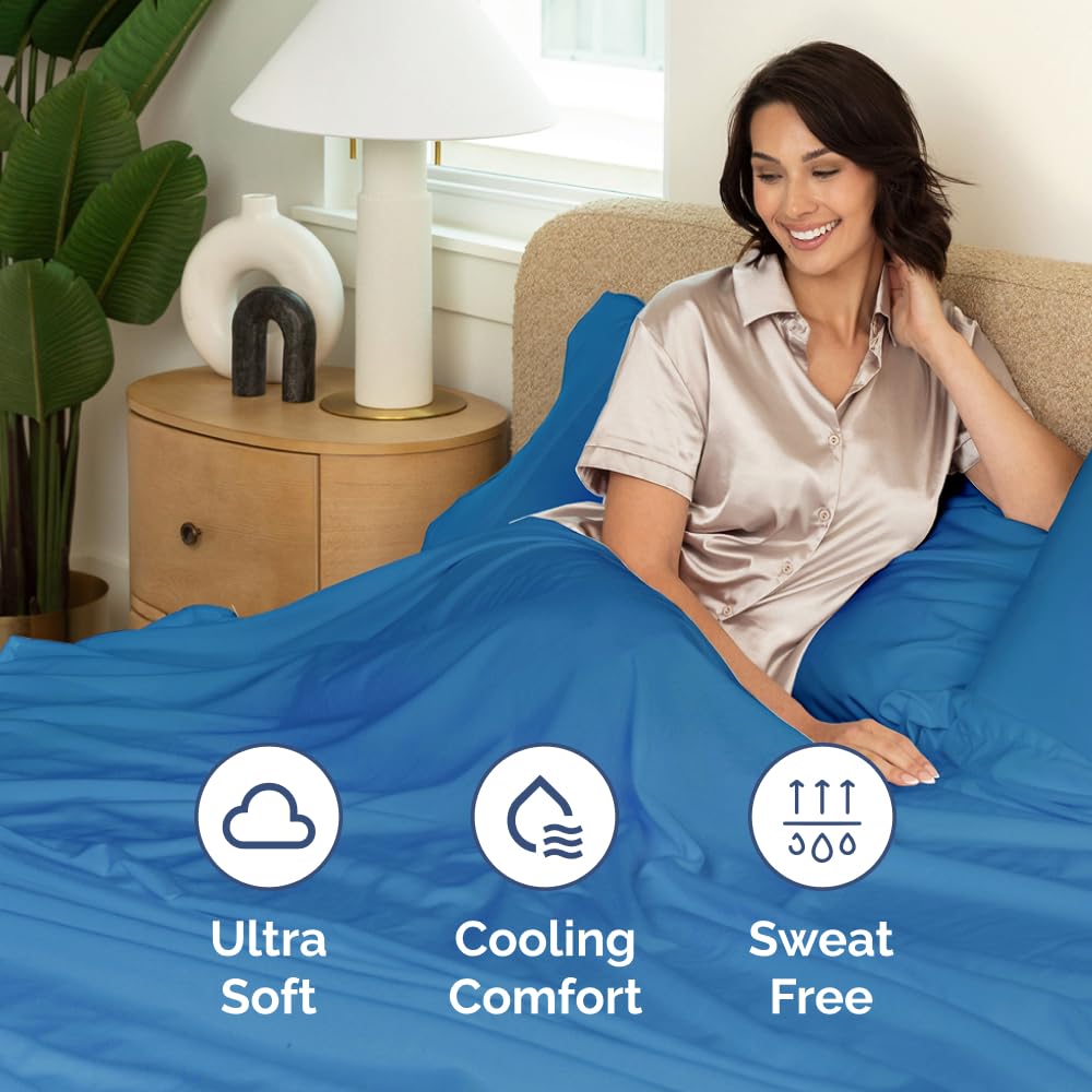 CGK Unlimited soft cooling microfiber feels light and breathable for all-night comfort.