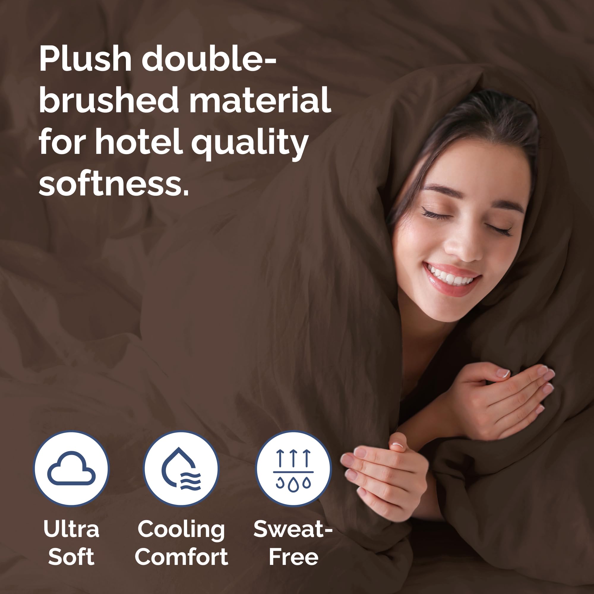 CGK Unlimited extra-soft double-brushed fabric feels luxurious.