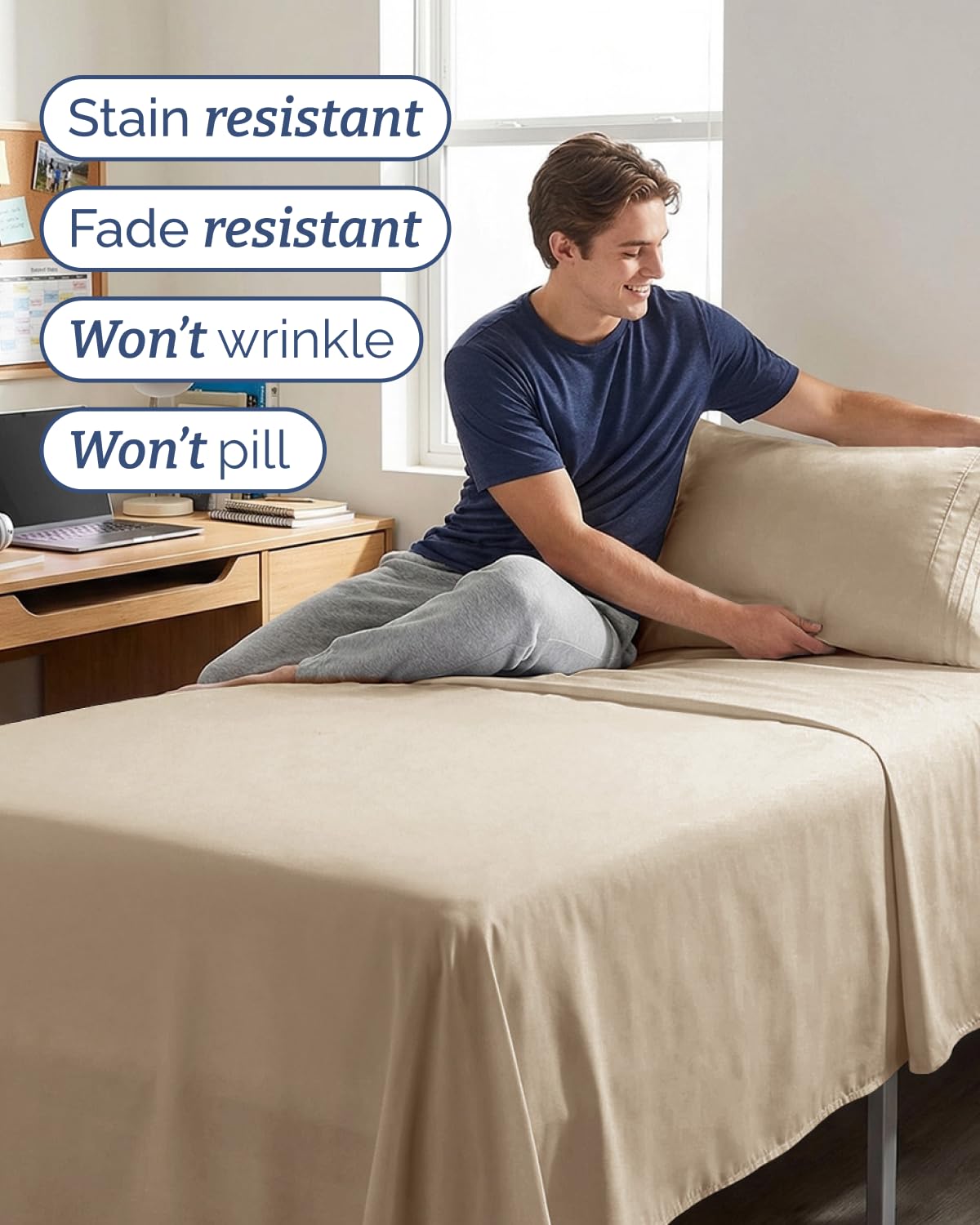 CGK Unlimited flat sheet 66x102 offers generous coverage