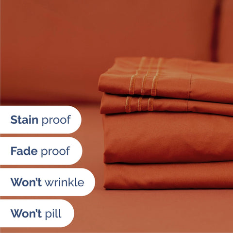 CGK Unlimited cal king flat sheet close-up highlights generous dimensions