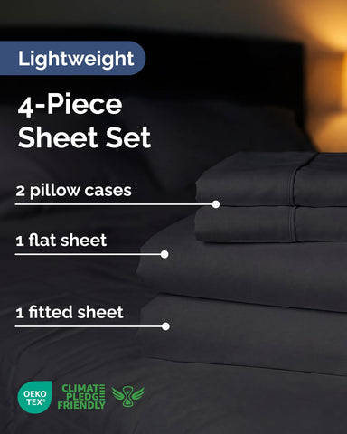 CGK Unlimited full fitted sheet with deep pockets on a mattress.
