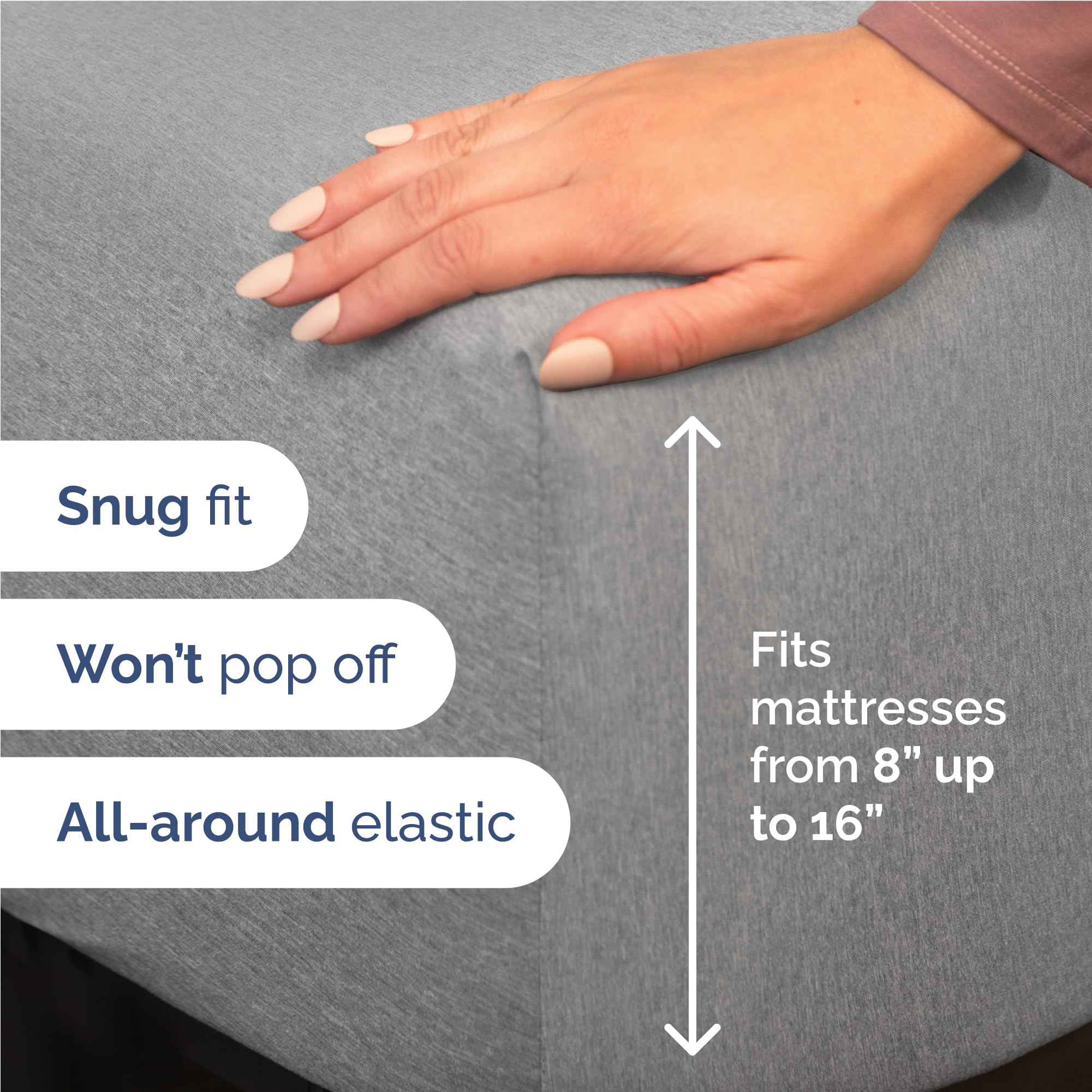 CGK Unlimited pillow cases highlight soft, wrinkle-resistant fabric for a smooth night.