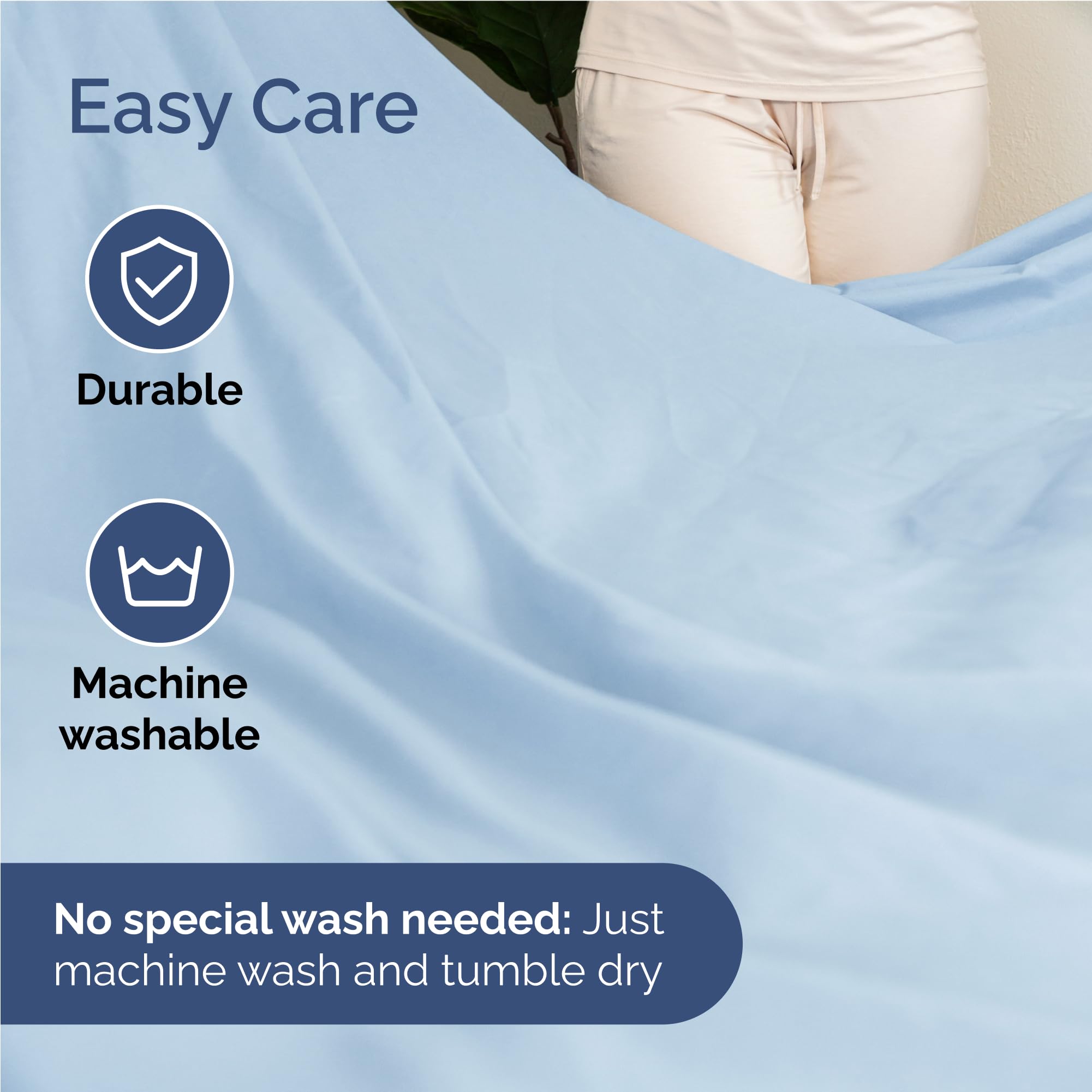 CGK Unlimited silky soft fabric conveys luxury and superior sleep comfort