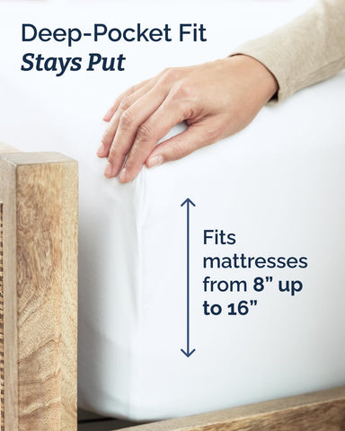 CGK Unlimited Full XL white bedding ideal for dorm rooms.