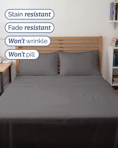 CGK Unlimited wrinkle-free finish keeps sheets smooth overnight