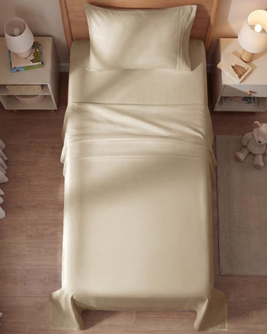 CGK Unlimited cream sheets suit any bedroom for a calm look