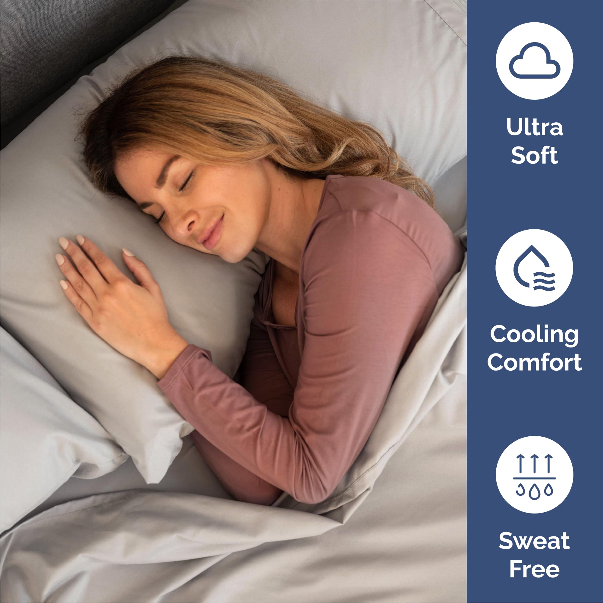 CGK Unlimited hotel luxury sheets bring premium hotel feel to home.
