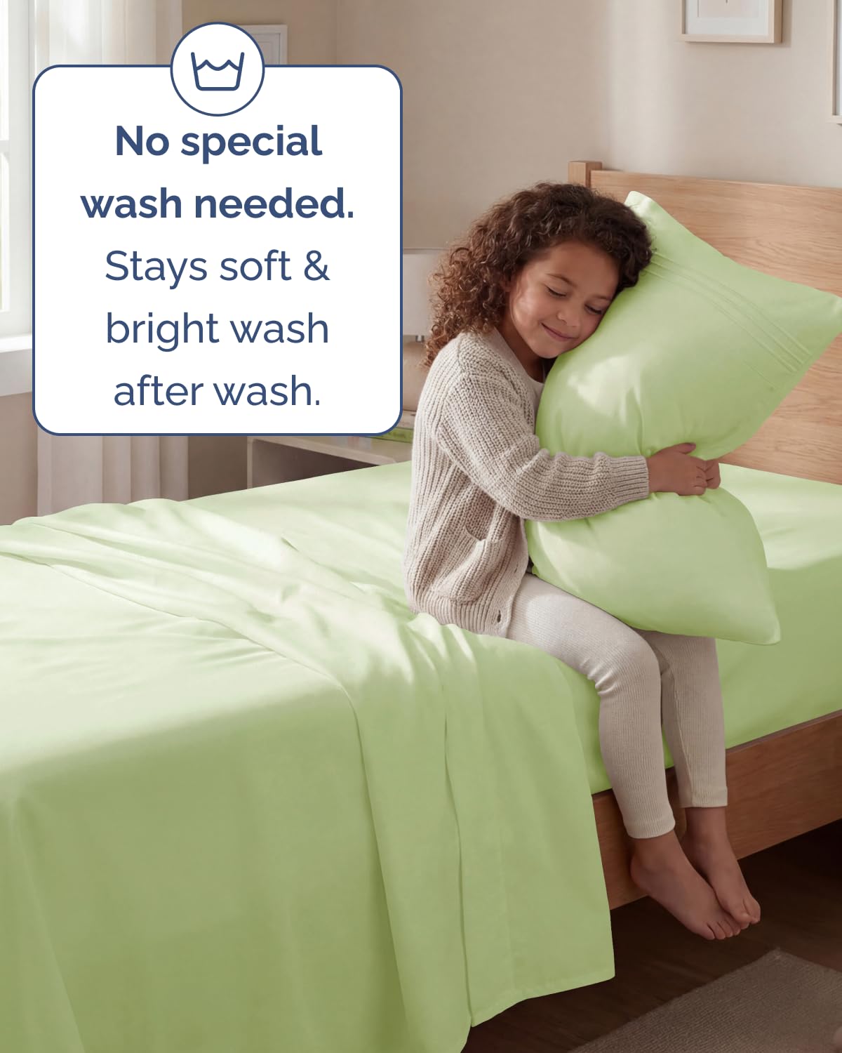 CGK Unlimited hotel-luxury vibe in a bedroom with neatly tucked sheets.