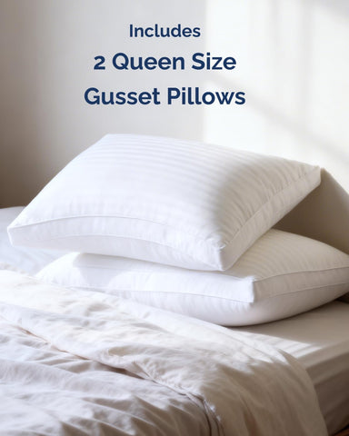 CGK Unlimited hotel-quality pillow adds a touch of luxury to your bed.