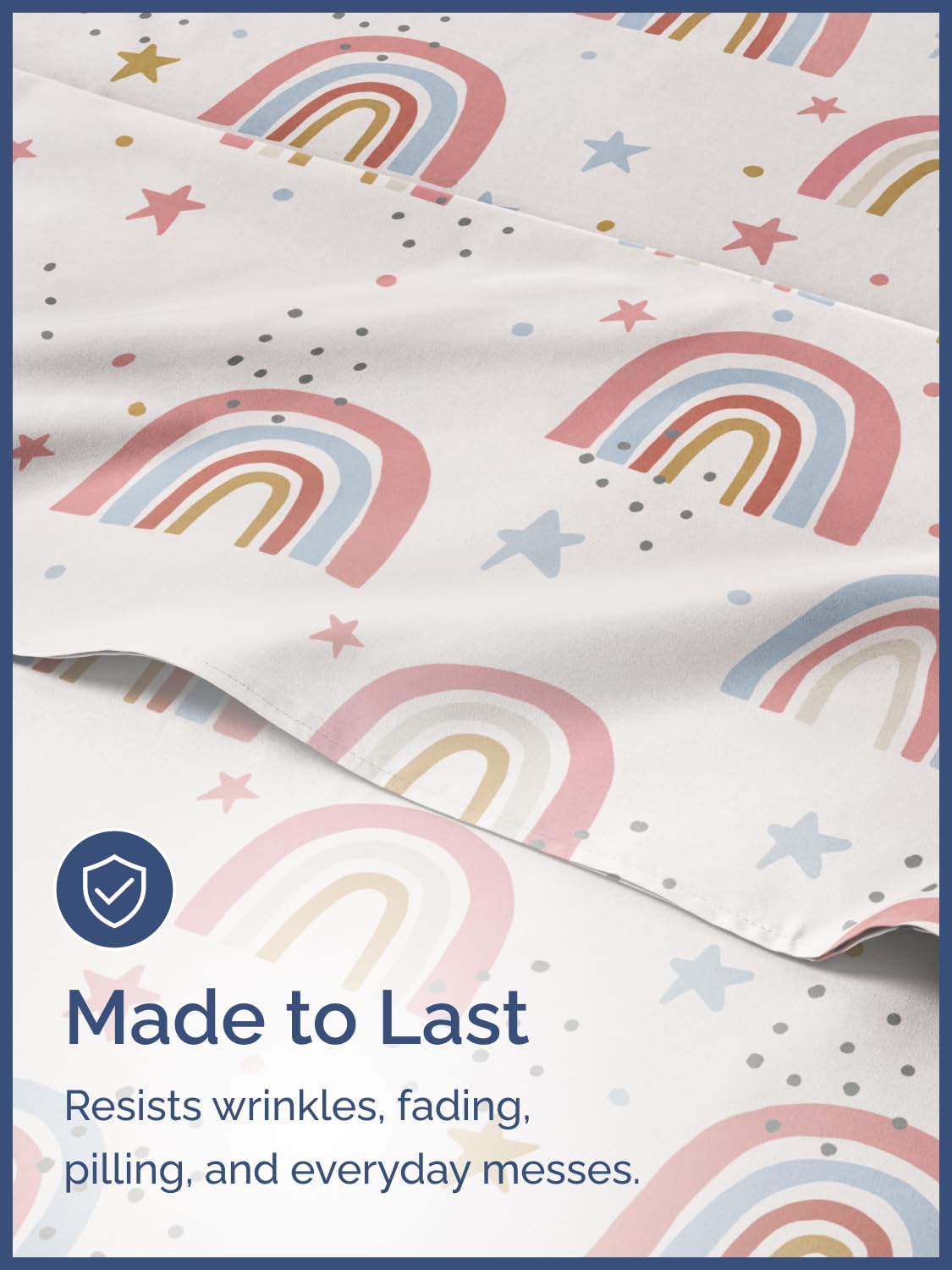 CGK Unlimited star-themed pattern adds playful charm to kid rooms.