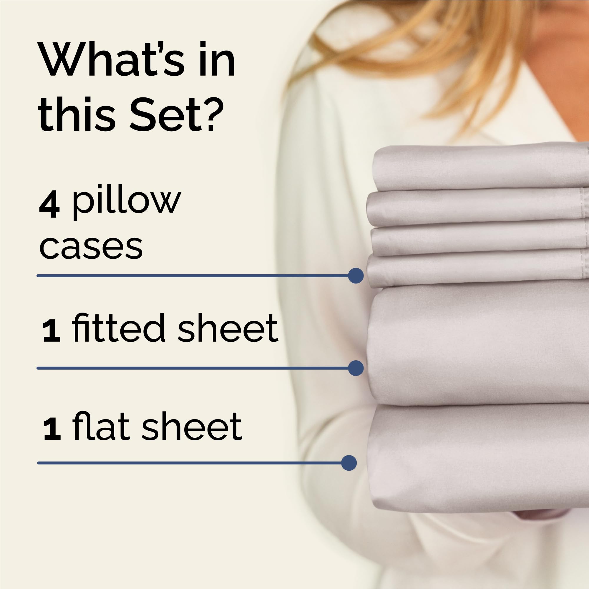CGK Unlimited king fitted sheet in light grey with deep pockets for secure fit