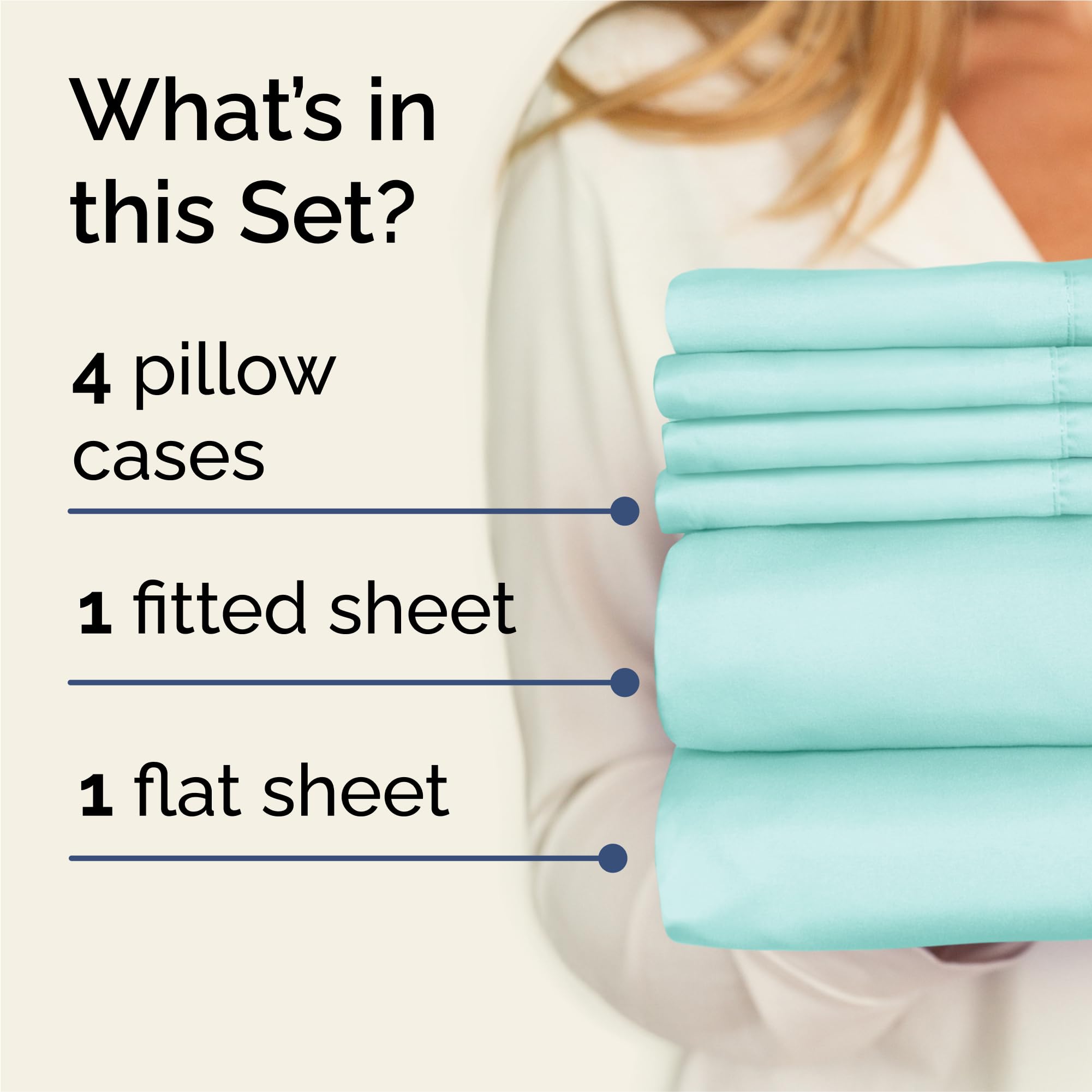 CGK Unlimited King fitted sheet in spa blue fits deep mattresses securely.