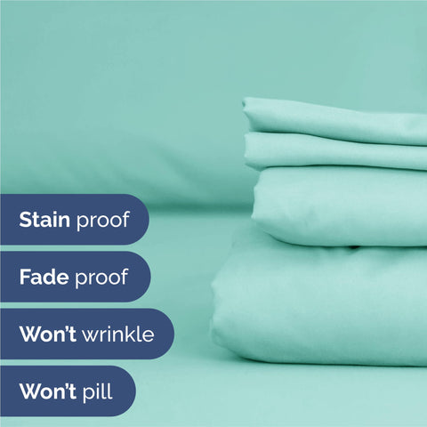 CGK Unlimited microfiber sheets feel lightweight, breathable, and durable for everyday use.