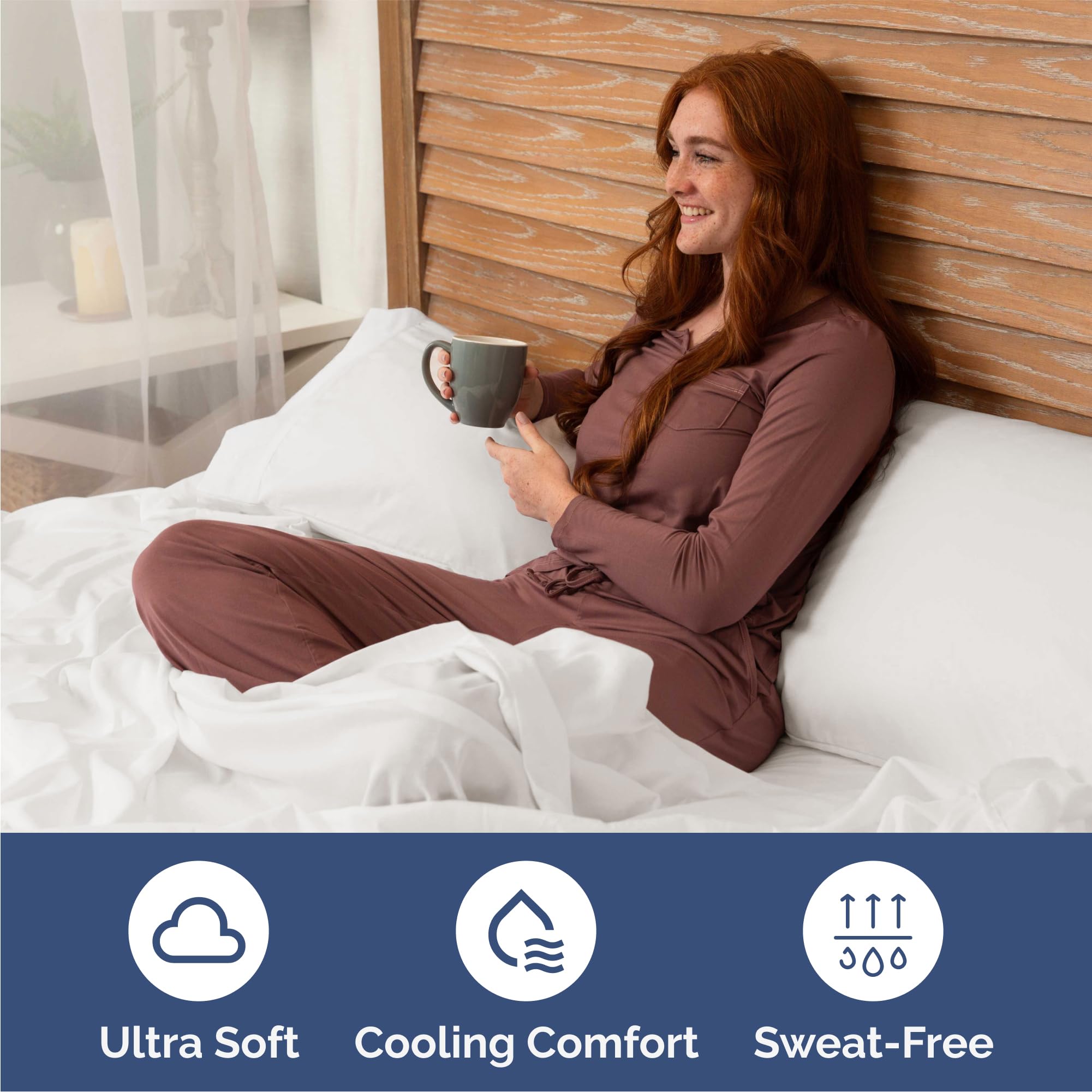 CGK Unlimited King pillowcase 2 emphasizes smooth fabric and easy care