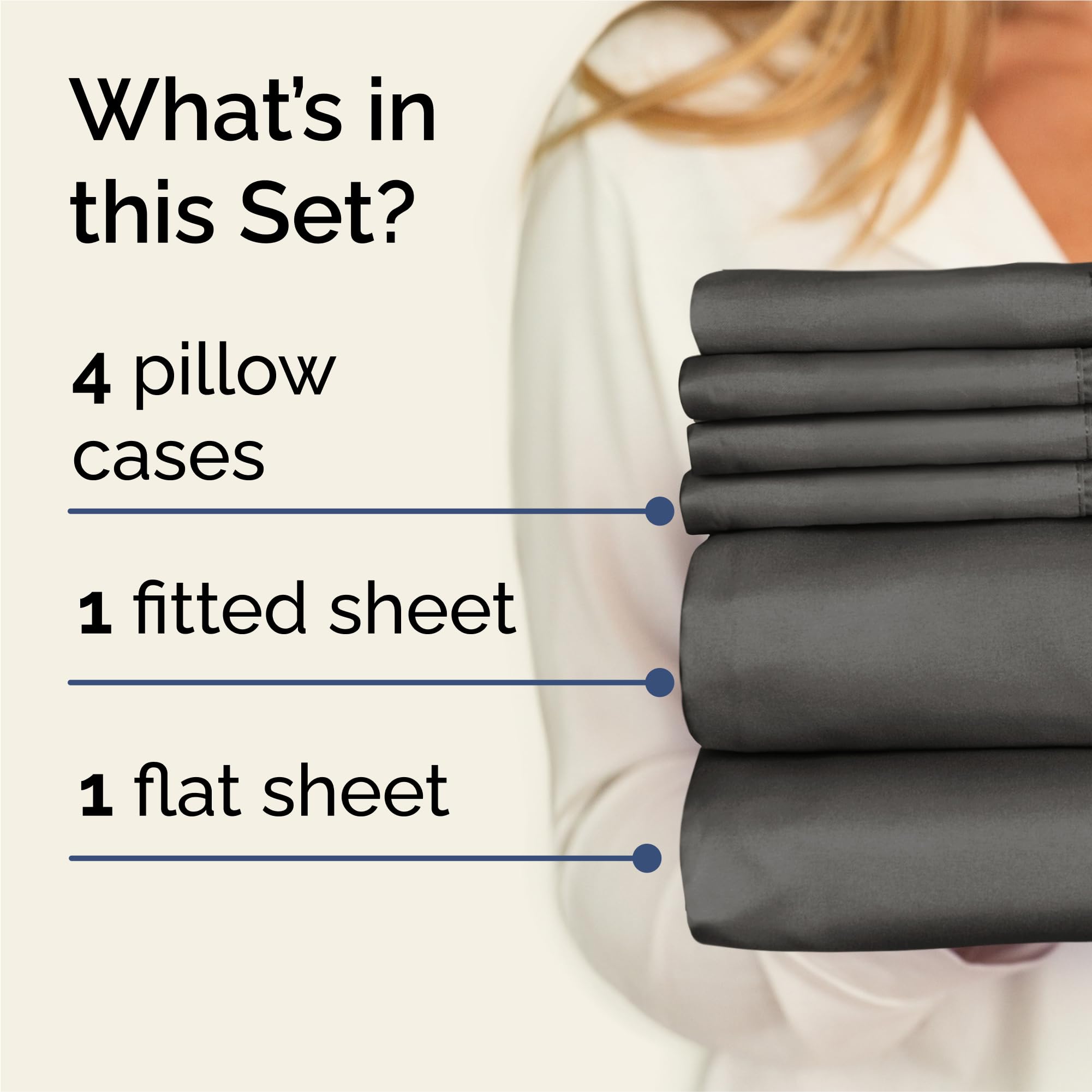 CGK Unlimited King fitted sheet with deep pockets securing the mattress