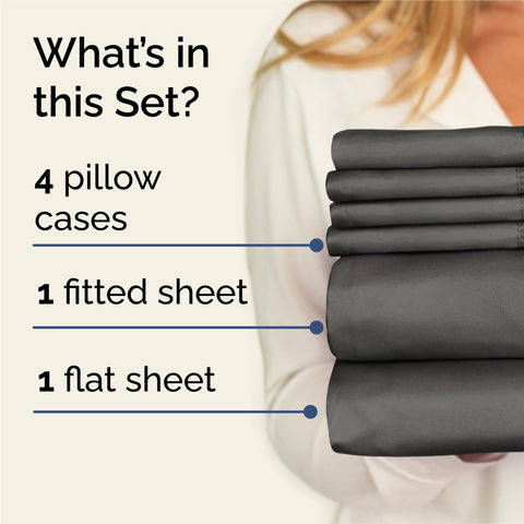 CGK Unlimited King fitted sheet with deep pockets securing the mattress
