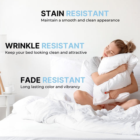 CGK Unlimited king pillow case breathable lightweight fabric promotes comfortable sleep