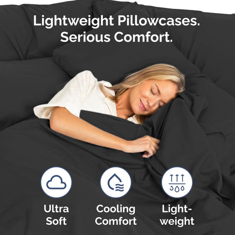 Durable seams ensure pillow cases hold shape after frequent washing.
