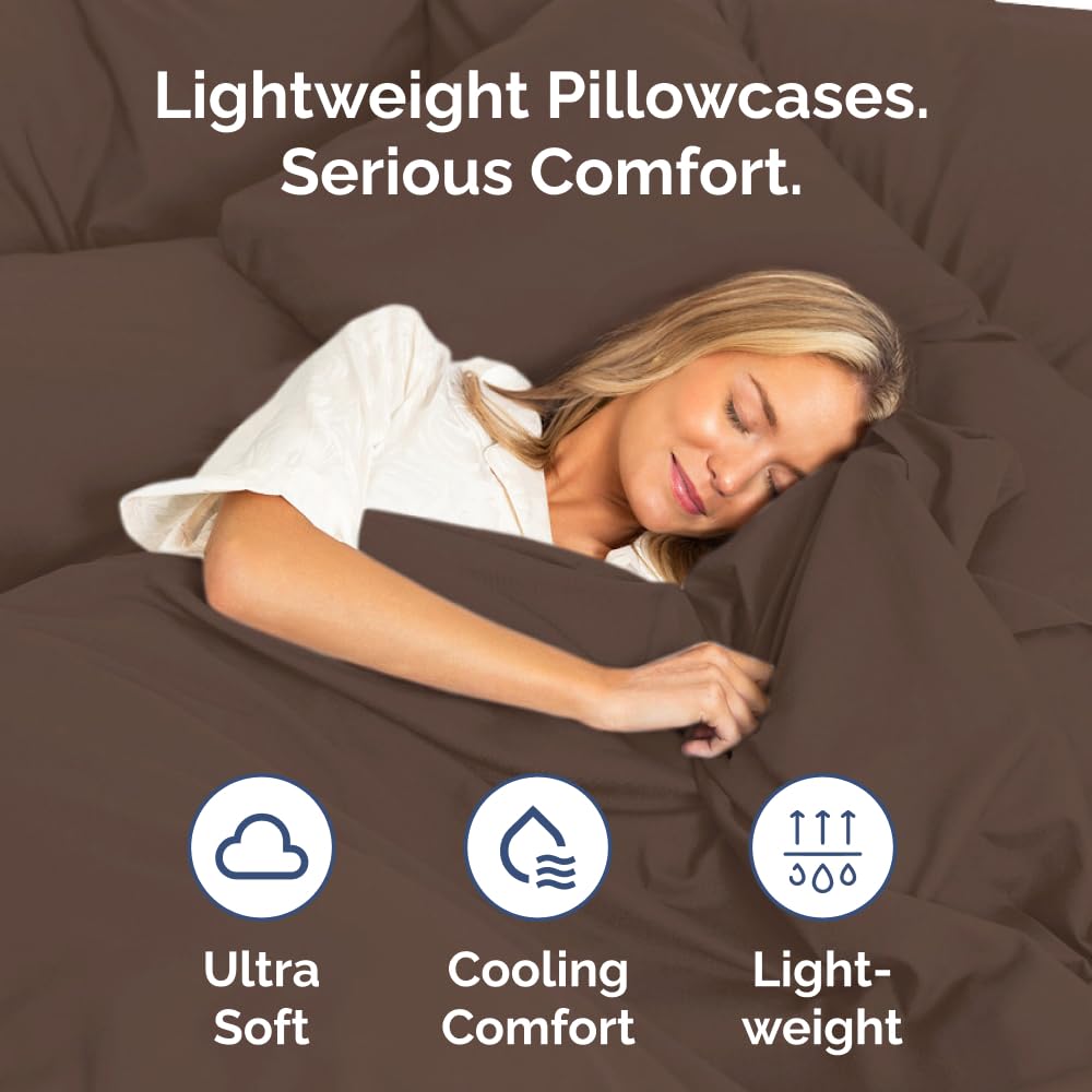 Breathable microfiber on CGK Unlimited king pillow case for temperature balance