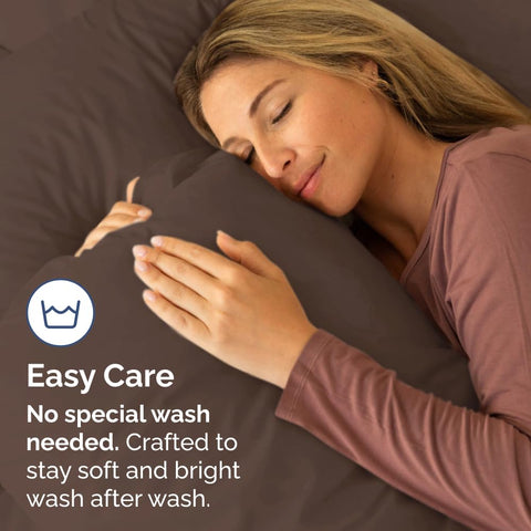 Machine washable CGK Unlimited king pillow case for easy care