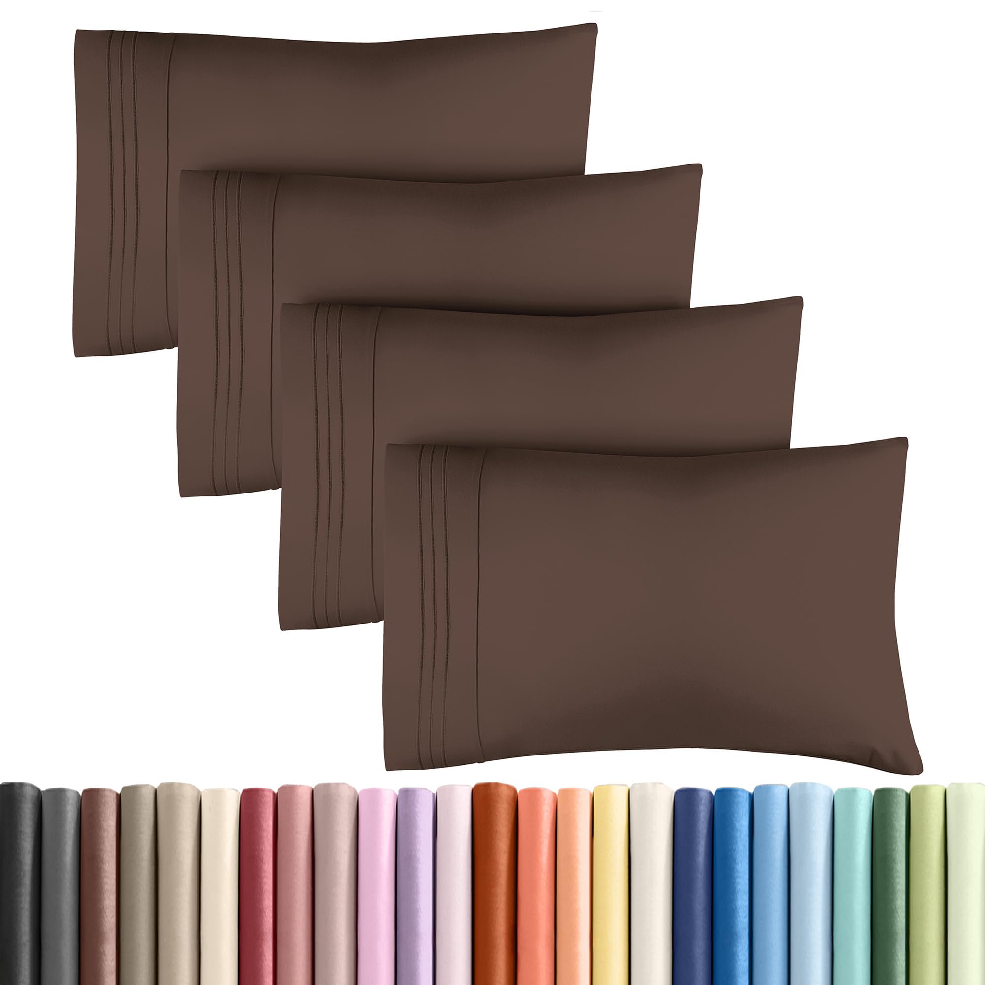 CGK Unlimited king pillow case close-up in ultra-soft microfiber for cozy nights