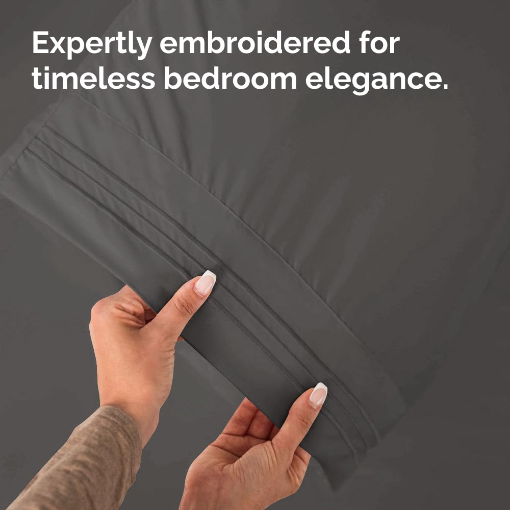 CGK Unlimited king pillow case fits 20x40 pillows securely