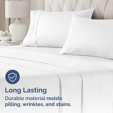 CGK Unlimited king pillow case: universal 20x40 fit prevents pillows from slipping.